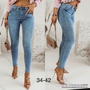 Rifle jeans dlouhé dámské (34-42) M.SARA MSR221238