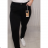 Rifle jeans dámské nadrozměrné (30-42) M.SARA MA122MS2150-13/DR 40 Černá