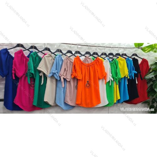 Women's long sleeve blouse (S / M ONE SIZE) ITALIAN FASHION IMWK21011