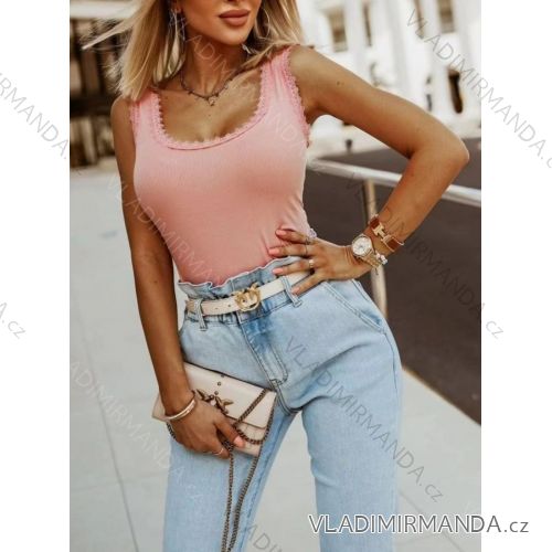 Women's Lace Tank Top (S / M / L ONE SIZE) ITALIAN FASHION IMWE221283