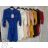 Dress shirts long 3/4 sleeve ladies with pocket thin (uni sl) ITALIAN Fashion IM318335 S / M / L Blue night