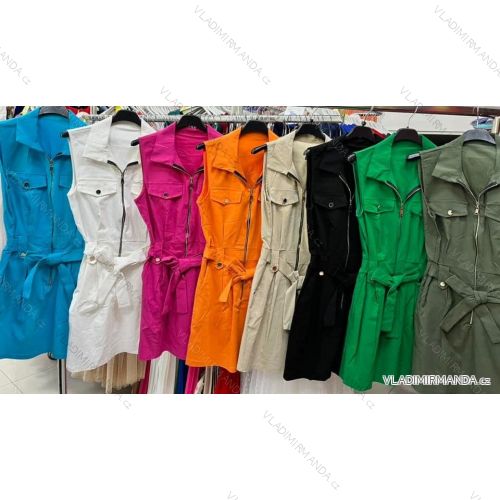 Dress with 3/4-sleeve ladies pocket (uni sl) ITALIAN Fashion IM3181746