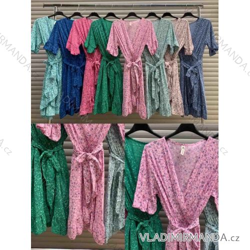 Summer short sleeve summer dress (S / M ONE SIZE) ITALIAN FASHION IMWY21019