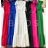 Summer short sleeve summer dress (S / M ONE SIZE) ITALIAN FASHION IMWY21019