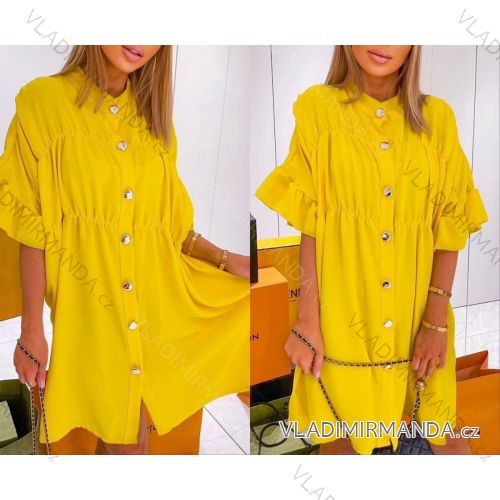 Summer short sleeve summer dress (S / M ONE SIZE) ITALIAN FASHION IMWY21019