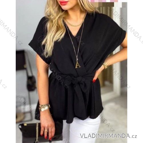 Tunika krátký rukáv dámská (S/M ONE SIZE) ITALSKÁ MÓDA IMWY221398