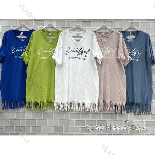 Hemdbluse 3/4 Ärmel (UNI XL-3XL) ITALIENISCHE MODA IM420486