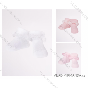 Ponožky kojenecké dětské dívčí (0-9 měsíců) YOCLUB SKFA-119GMIX/D/74
