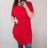 Shirt Dress 3/4 Sleeve Ladies (UNI XS-M) ITALIAN FASHION IM120068 XL/2XL <div><p>Red</p>
</div>