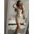 Šaty elegantní společenské třpytivé dámské (S/M ONE SIZE) ITALSKÁ MÓDA IMWG218633 red S/M