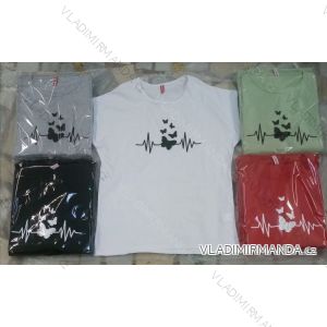 Tričko krátký rukáv dámské nadrozměr (2XL-4XL) TURECKÁ MÓDA TMD22062