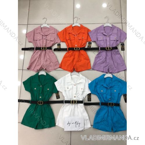 Overal krátký letní s páskem dětský dorost dívčí (4-14 LET) ITALSKÁ MÓDA HKW22KT30