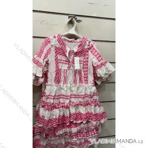 Šaty elegantní letní dětské dorost dívčí (4-14 let) ITALSKÁ MÓDA IVD22015