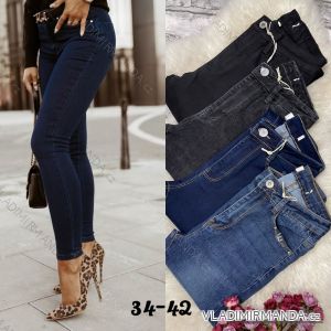 Rifle jeans dlhé dámske (34-42) JEANS JAW22BK315