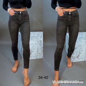 Rifle jeans dlhé dámske (34-42) JEANS JAW22BK291