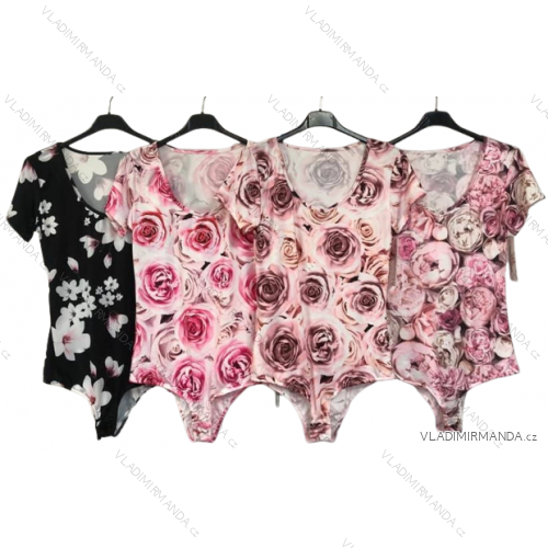 Body krátký rukáv dámské (S/M ONE SIZE) ITALSKÁ MÓDA IMM22417