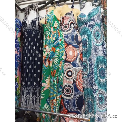 Šaty košilové dlouhý rukáv dámské (S/M ONE SIZE) ITALSKÁ MODA IMB22500