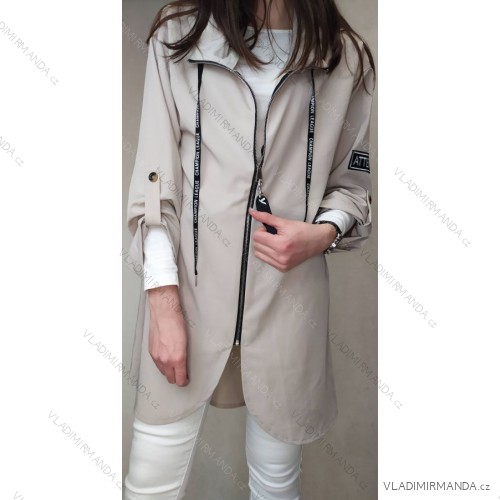 Ärmellose ärmellose Damen (uni sl) ITALIENISCHE MODA IM4211321/DR béžová L / XL