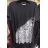 Tunika oversize krátký rukáv dámská nadrozměr (XL-3XL) TURECKÁ MODA TML22003