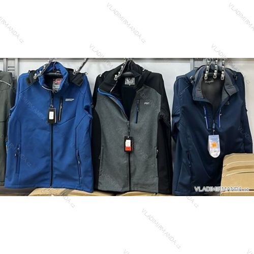 Bunda softshell pánská nadrozměr (4XL-8XL) FreeStep FST22993B