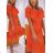 Šaty letní s páskem šifonové carmen dámské (S/M/L ONE SIZE) ITALSKÁ MÓDA IMWM221522