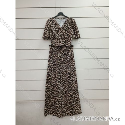 Souprava letní top na ramínka a kalhoty dámská (S/M ONE SIZE) ITALSKÁ MÓDA IMWY221585