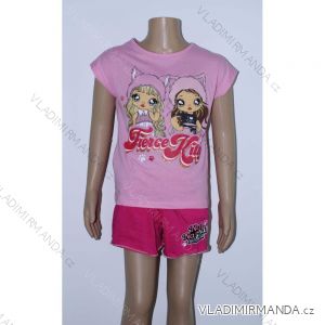 Súprava letný/plážový set tričko a kraťasy detská dorast dievčenské (110-140) SETINO EV1279.I06