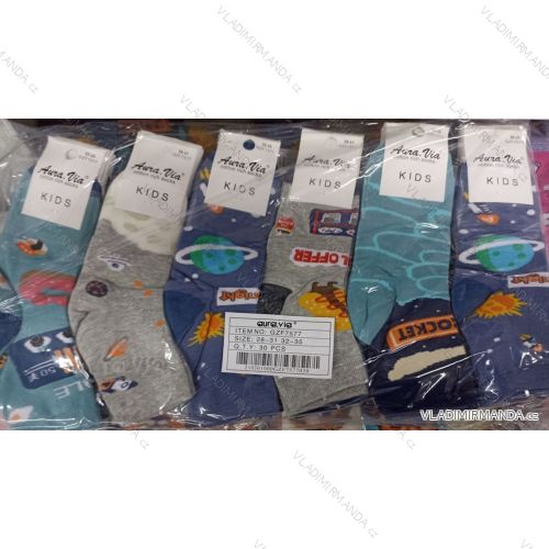 Boys' socks for children (28-31, 32-35) AURA.VIA AURA22GZF7577
