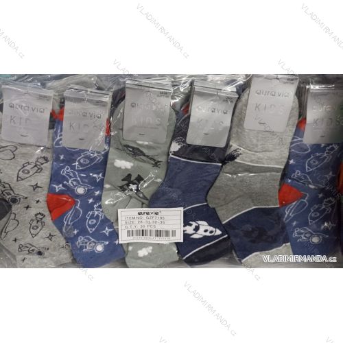 Ponožky detské chlapčenské (28-31, 32-35) AURA.VIA AURA22GZF7195