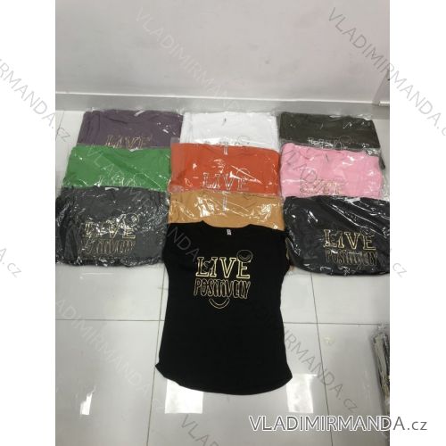 T-shirt short sleeve women's oversized (XL-3XL) TURKISH FASHION TMB21010