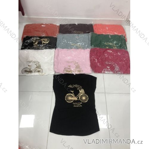 Tričko krátky rukáv dámske (M-XL) TURECKÁ MÓDA TMWG22GY987