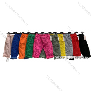 Sweatpants baggy 3/4 short women's (UNI SM) ITALIAN FASHION IMD20406
