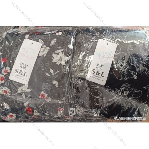 Aladinky háremky 3/4 krátke dámske nadrozmer (2XL-6XL) SAL SAL22LD-33