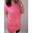 Šaty oversize krátký rukáv dámské nadrozměr (L/XL/2XL/3XLONE SIZE) ITALSKÁ MÓDA IM422214