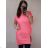 Šaty oversize krátký rukáv dámské nadrozměr (L/XL/2XL/3XLONE SIZE) ITALSKÁ MÓDA IM422214