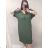 Šaty maxi dlouhé oversize krátký rukáv dámské nadrozměr (4XL/5XL ONE SIZE) ITALSKÁ MÓDA IMD22139