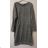 Damen Warmes Langarmkleid (L / XL ONE SIZE) ITALIAN FASHION IM421MIA <p>Grau</p> L-XL