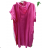 Zippered extended sweatshirt dress long sleeve women (uni m / xl) ITALIAN FASHION IM520351 M-XL pink