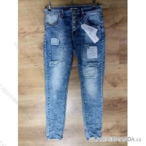 Rifle jeans baggy dlouhé dámské (XS-XL) JEWELLY JEW22JW2216