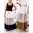 Long summer skirt with women's belt (S / M / L ONE SIZE) ITALIAN FASHION IMWY22050