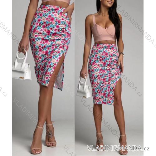 Long summer skirt with women's belt (S / M / L ONE SIZE) ITALIAN FASHION IMWY22050