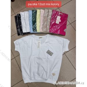 Tričko krátký rukáv dámské (S-XL) TURECKÁ MÓDA TMWG22G53214