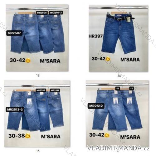 Women's oversized shorts (30-42) CATALOG M.SARA MSR22catasy