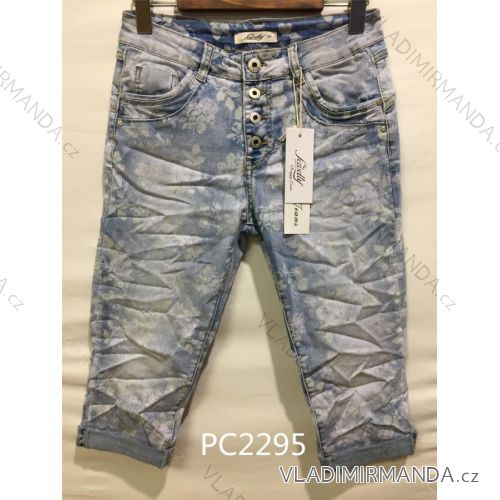 Rifle nohavice 3/4 krátke dámske (XS-XL) JEWELLY JEW22PC2295