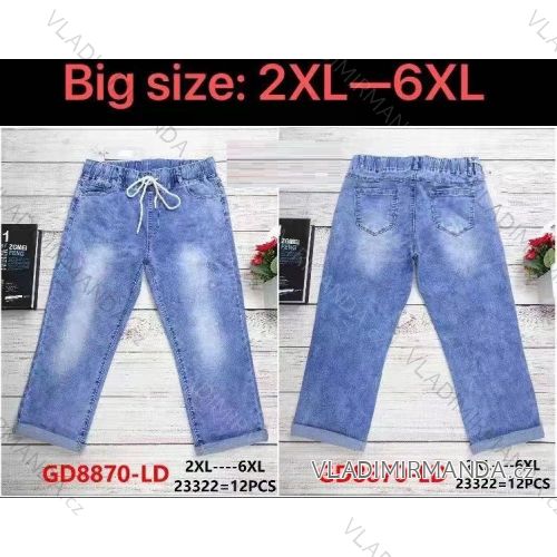 Jeans lang Damen oversized (2XL-6XL) GOURD GD22GD8870-LD