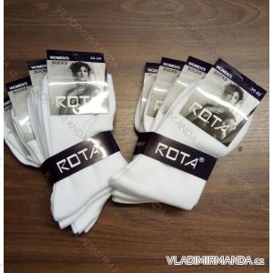 Ponožky slabé klasik dámské (35-42/bílá) ROTA CZ-511