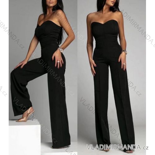 Overal dlouhý carmen letní dámský (S/M ONE SIZE) ITALSKÁ MÓDA IMD22449/DU