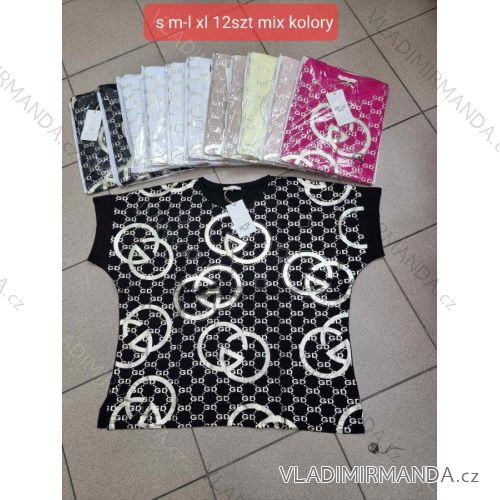 Tričko krátky rukáv dámske (S-XL) TURECKÁ MÓDA TMWG22G566602