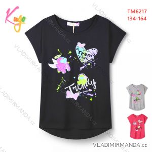 Kurzarm-T-Shirt für Mädchen (134-164) KUGO FC-6787