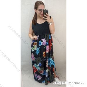 Šaty oversize krátký rukáv dámské (L/XL/2XL/3XL ONE SIZE) ITALSKÁ MÓDA IMD20451